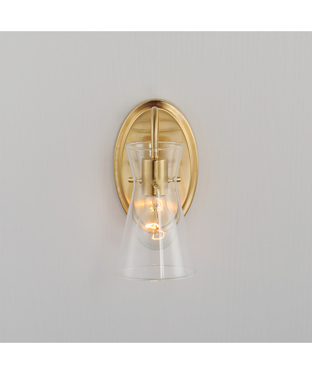Ava 1-Light Wall Sconce Natural Aged Brass