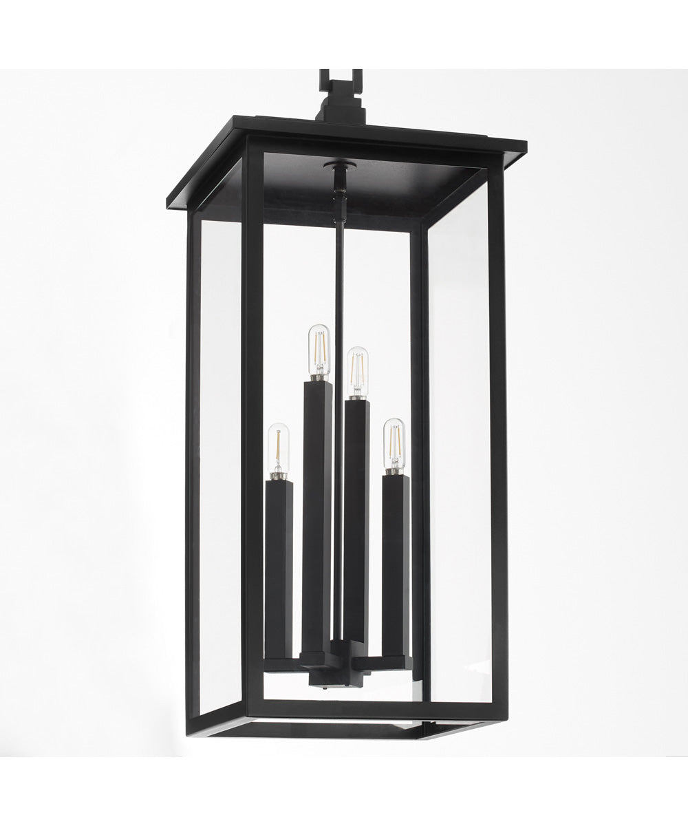 Westerly 4-light Pendant Textured Black