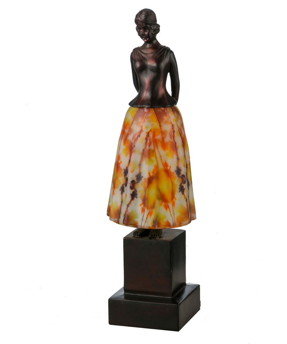 16"H Silhouette Jayne Swayne Accent Lamp
