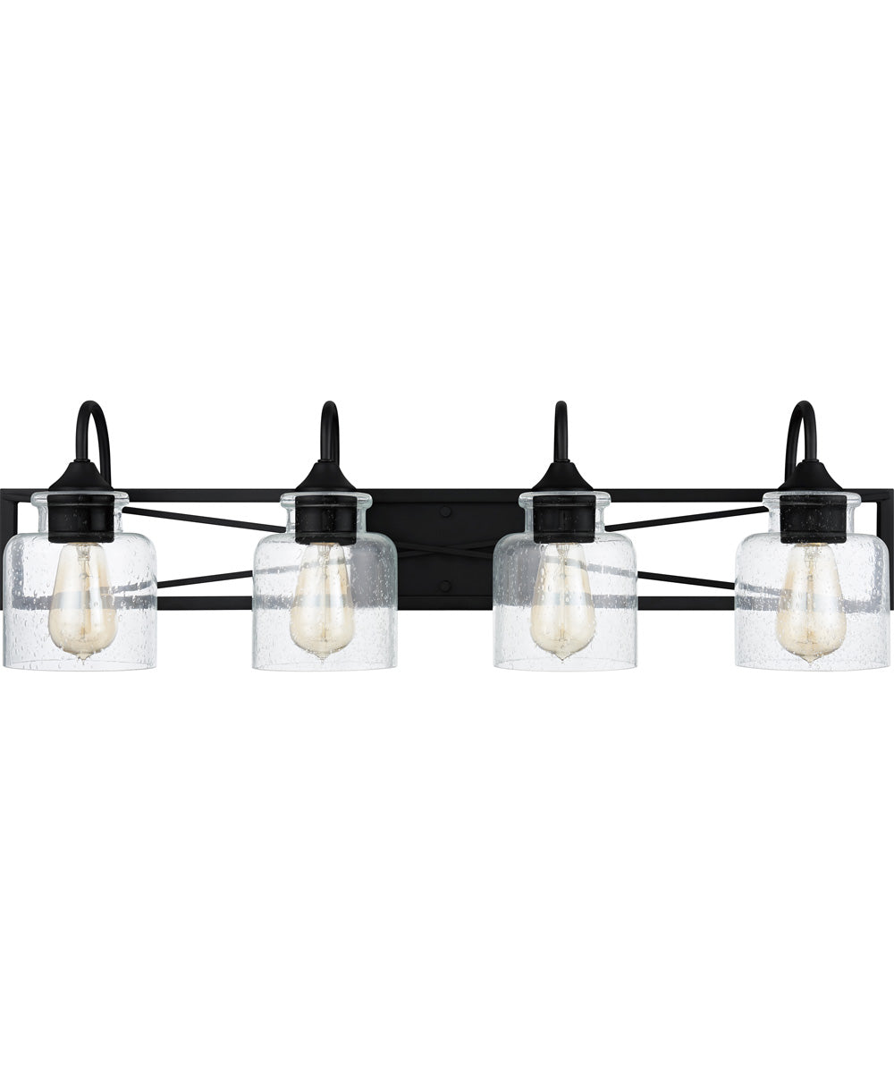 Bartley Extra Large 4-light Bath Light Matte Black