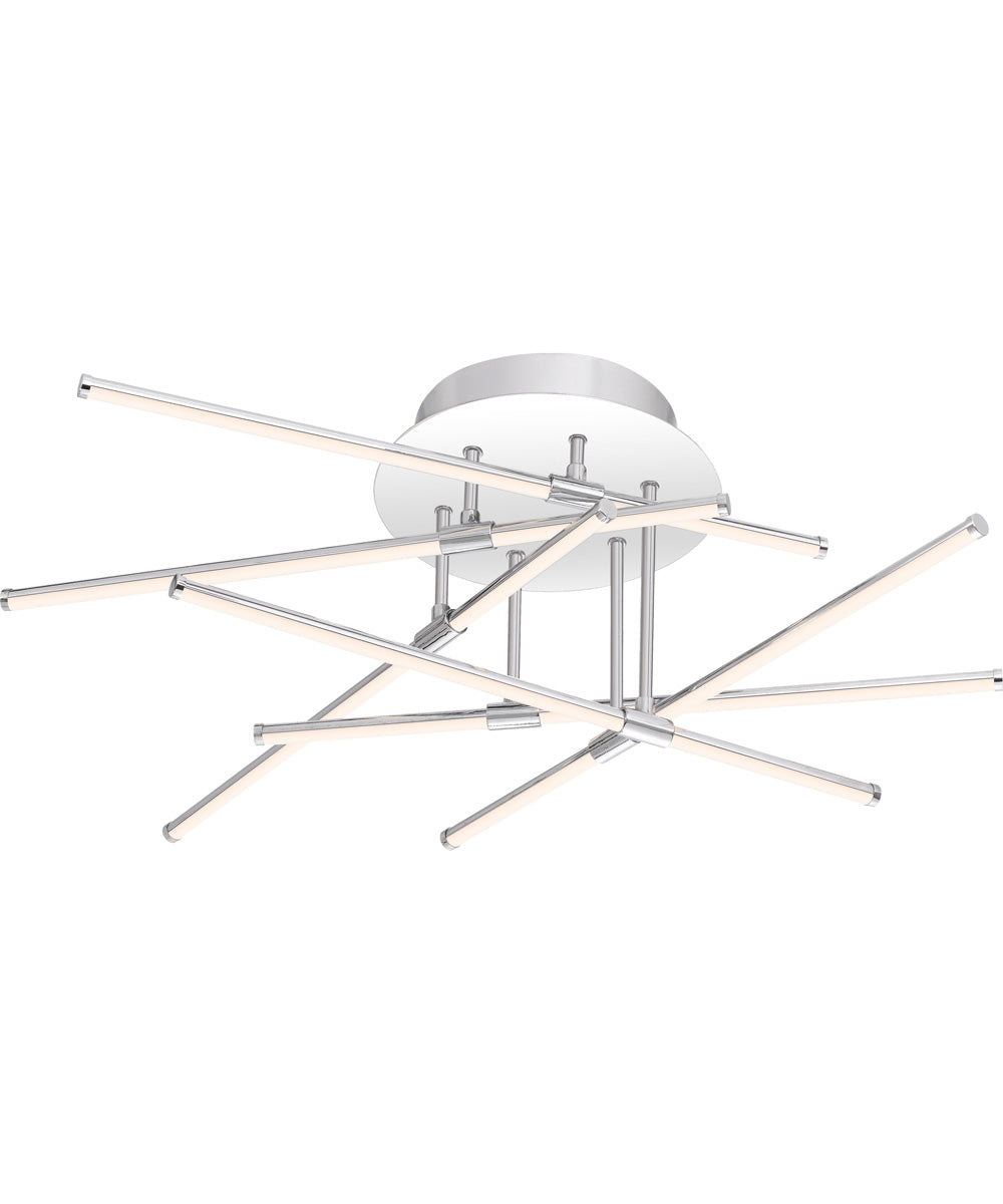 Lightshow  Semi Flush Mount Polished Chrome