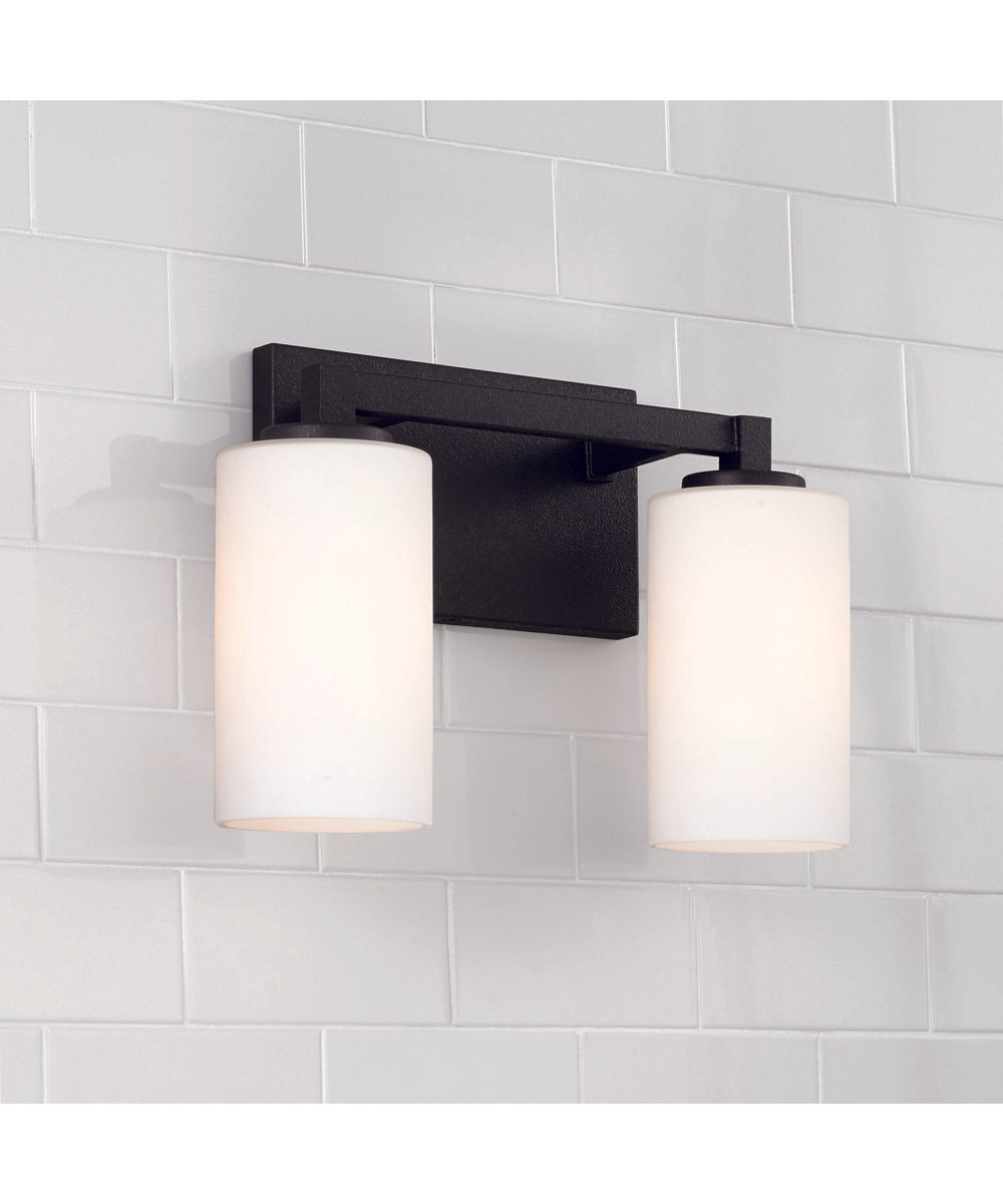 Ravenwood 2-Light Vanity Black Iron