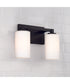 Ravenwood 2-Light Vanity Black Iron