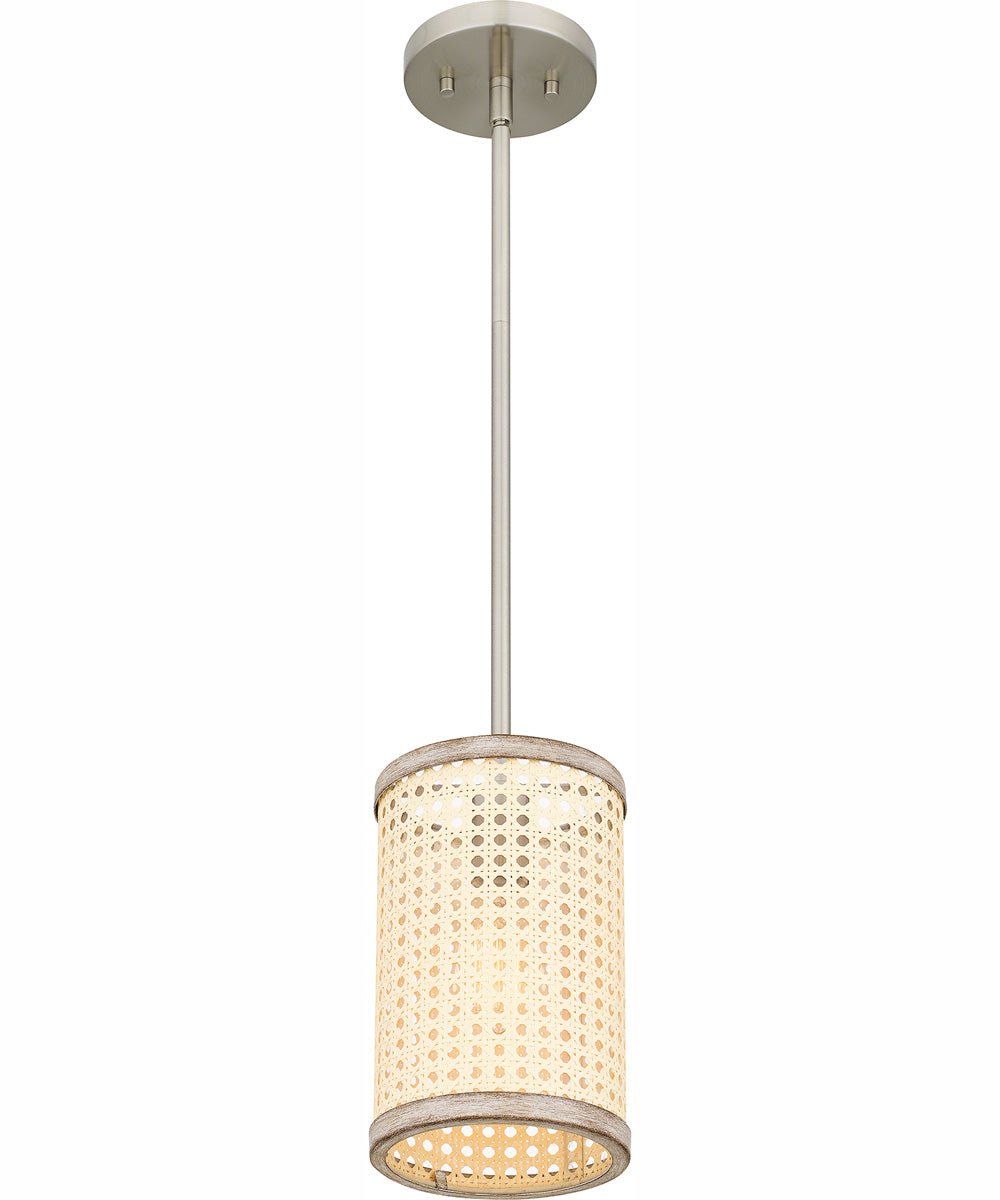Syrah Small 1-light Mini Pendant Brushed Nickel
