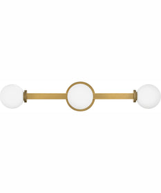 Audrey 3-Light Three Light Vanity in Heritage Brass