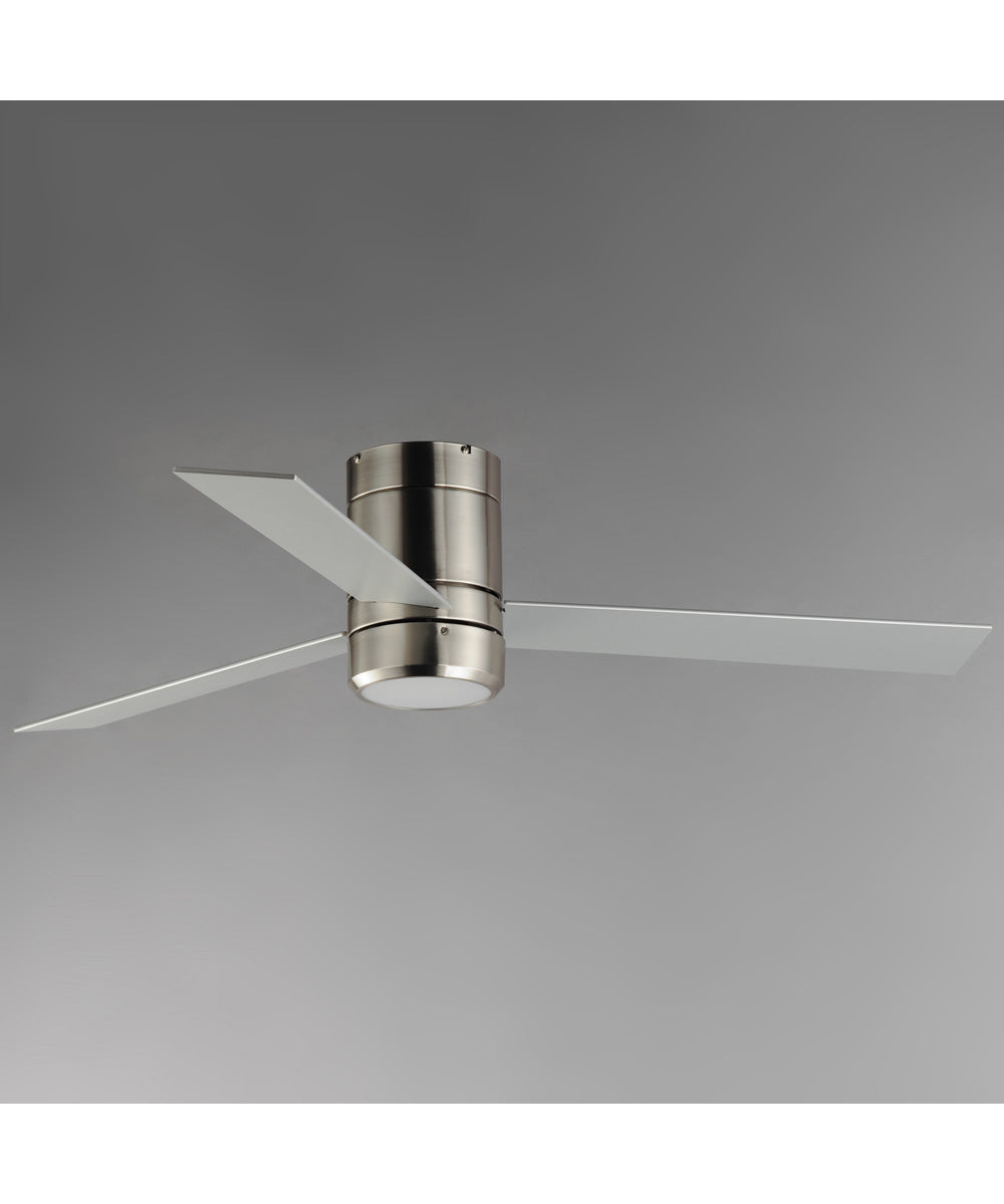 Tanker 52 inch 3-Blade Hugger Fan w LED Light Kit Satin Nickel