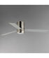Tanker 52 inch 3-Blade Hugger Fan w LED Light Kit Satin Nickel