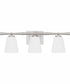 Brindley Large 3-light Bath Light Brushed Nickel