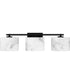 Mather Large 3-light Bath Light Matte Black