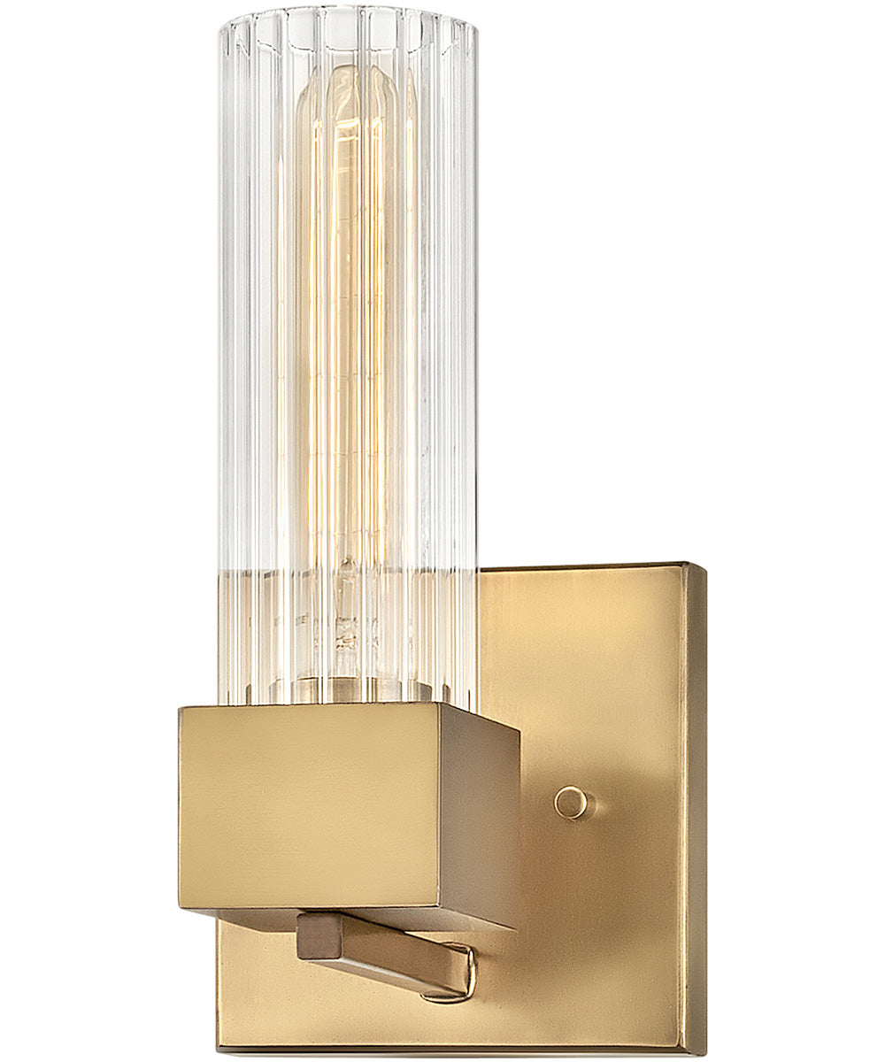 Xander 1-Light Single Light Vanity in Heritage Brass