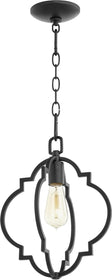 11"W Dublin 1-light Pendant Noir