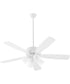 52" Ovation 4-light LED Ceiling Fan Studio White
