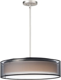 20"W Prime LED Pendant Satin Nickel