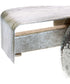 Gulliver 4-Light Clear Seeded Glass Coastal Bath Vanity Light Galvanized Finish