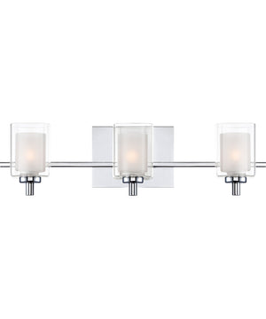 Kolt Large 3-light Bath Light Polished Chrome