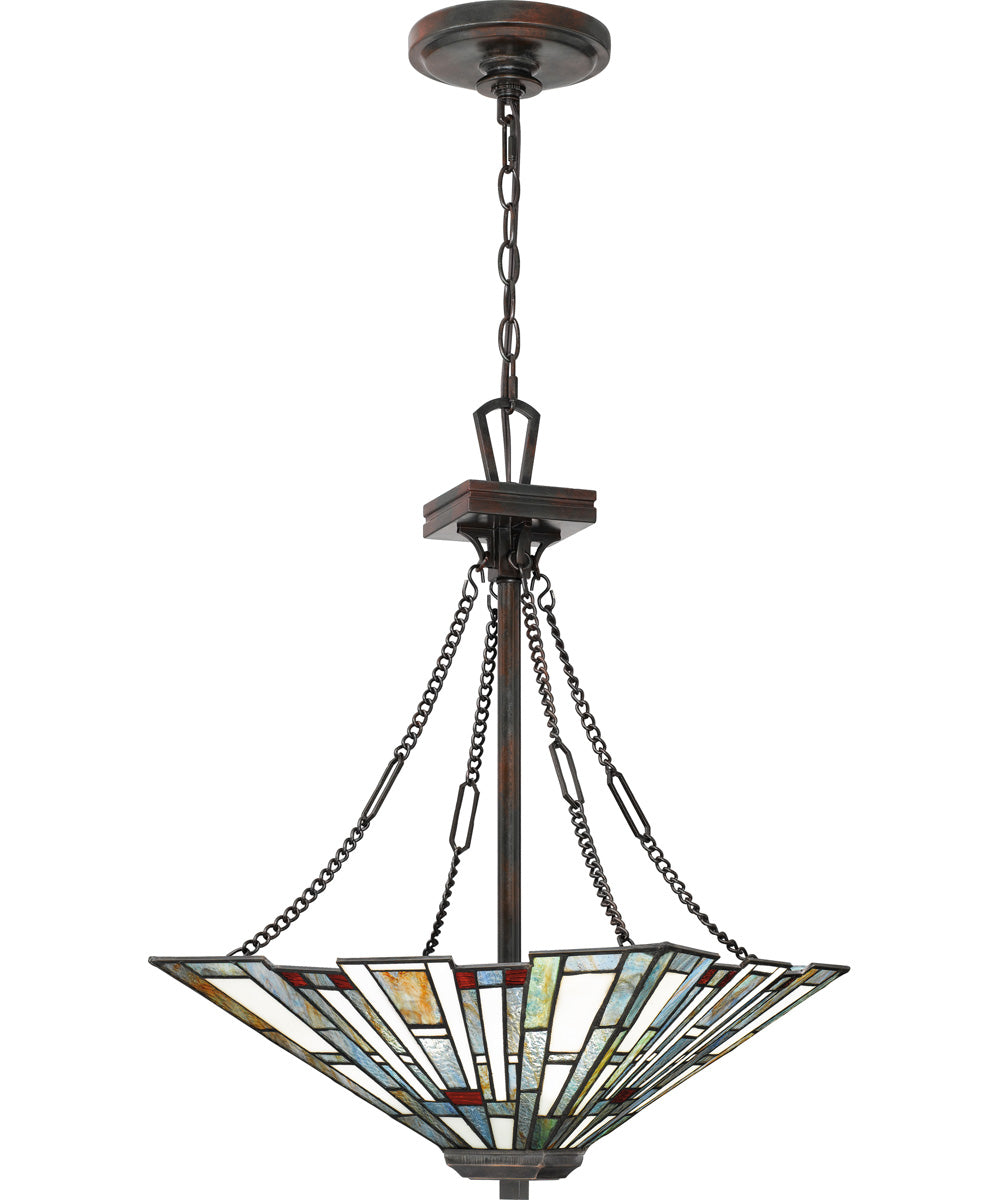 Maybeck 3-light Pendant Valiant Bronze