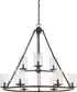 Buchanan 9-light Chandelier Western Bronze