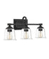 Nicholas Large 3-light Bath Light Earth Black