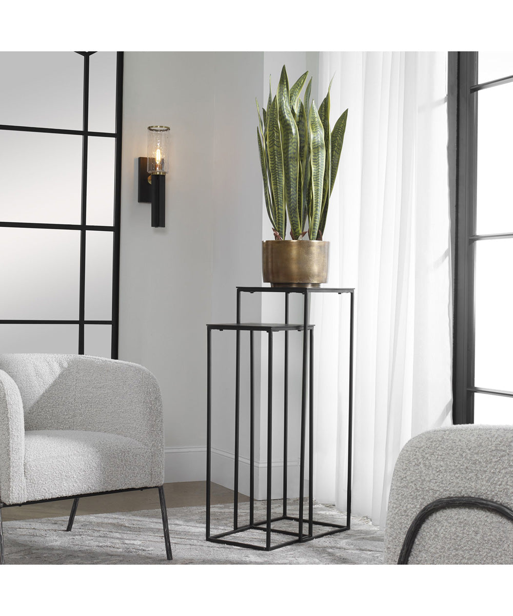 Coreene Nesting Pedestal Tables, Set of 2