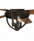 56" Nash 4-Light Indoor/Outdoor Ceiling Fan Espresso