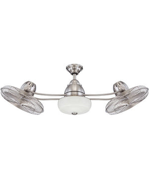 48" Bellows II  2-Light Ceiling Fan (Blades Included) Brushed Polished Nickel
