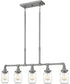 Squire 5-light Island Light Galvanized