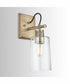 Randall 1-Light Sconce Aged Brass