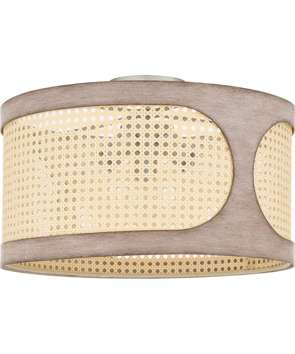 Syrah Large 3-light Semi Flush Mount Brushed Nickel