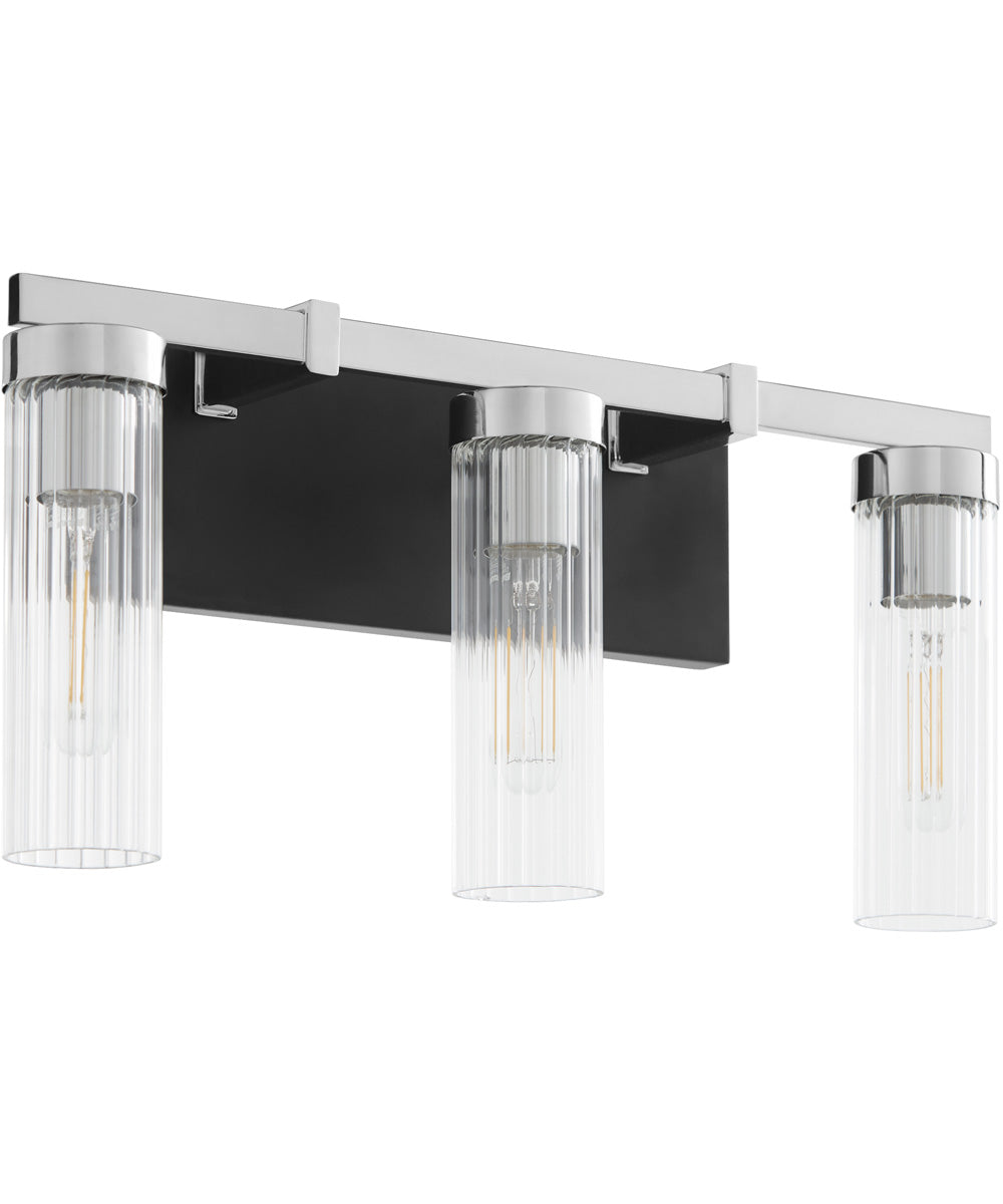 Kilbey 3-light Bath Vanity Light Matte Black