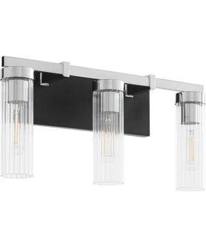 Kilbey 3-light Bath Vanity Light Matte Black