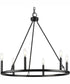 Gilliam 6-Light New Traditional Chandelier Matte Black