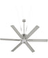 65" Zeus Patio Ceiling Fan Satin Nickel
