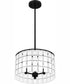 Seigler 3-light Pendant Matte Black