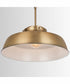 Oakwood 1-Light Pendant Aged Brass