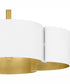 Balsam Medium 4-light Semi Flush Mount White
