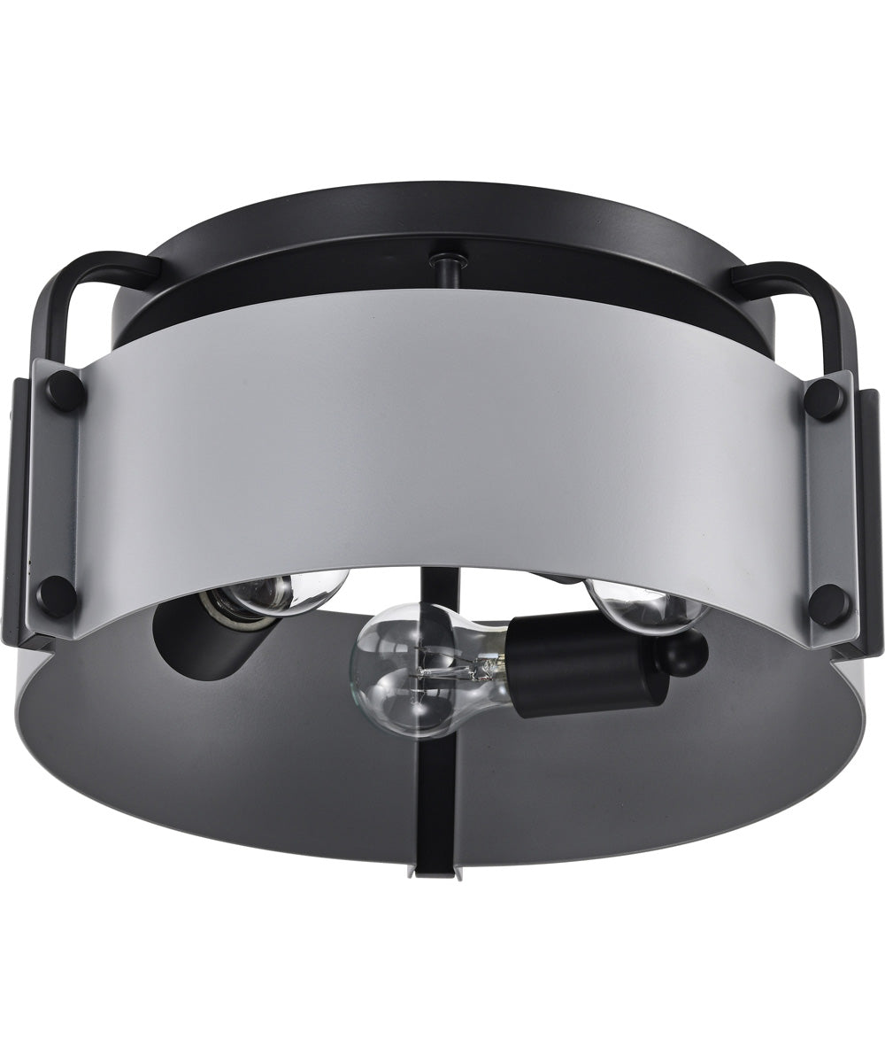 Altos 3-Light Close-to-Ceiling Matte Gray
