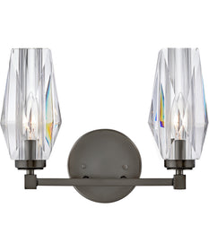 Ana 2-Light Two Light Vanity in Black Oxide