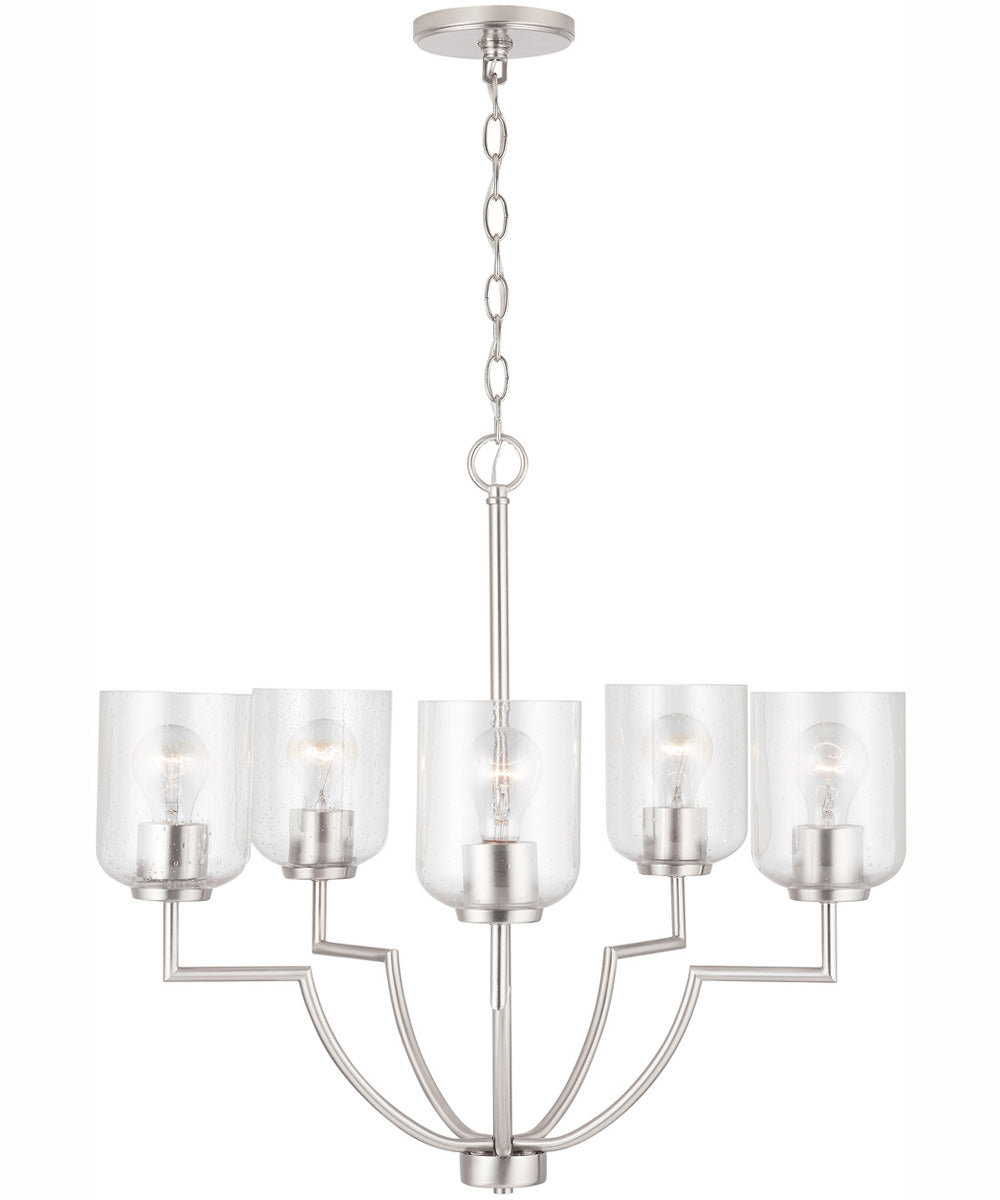 Carter 5-Light Chandelier Brushed Nickel