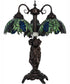 23" High Tiffany Honey Locust 3 Light Table Lamp