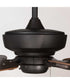 Lakehurst 60" Indoor/Outdoor 5-Blade Ceiling Fan Forged Black