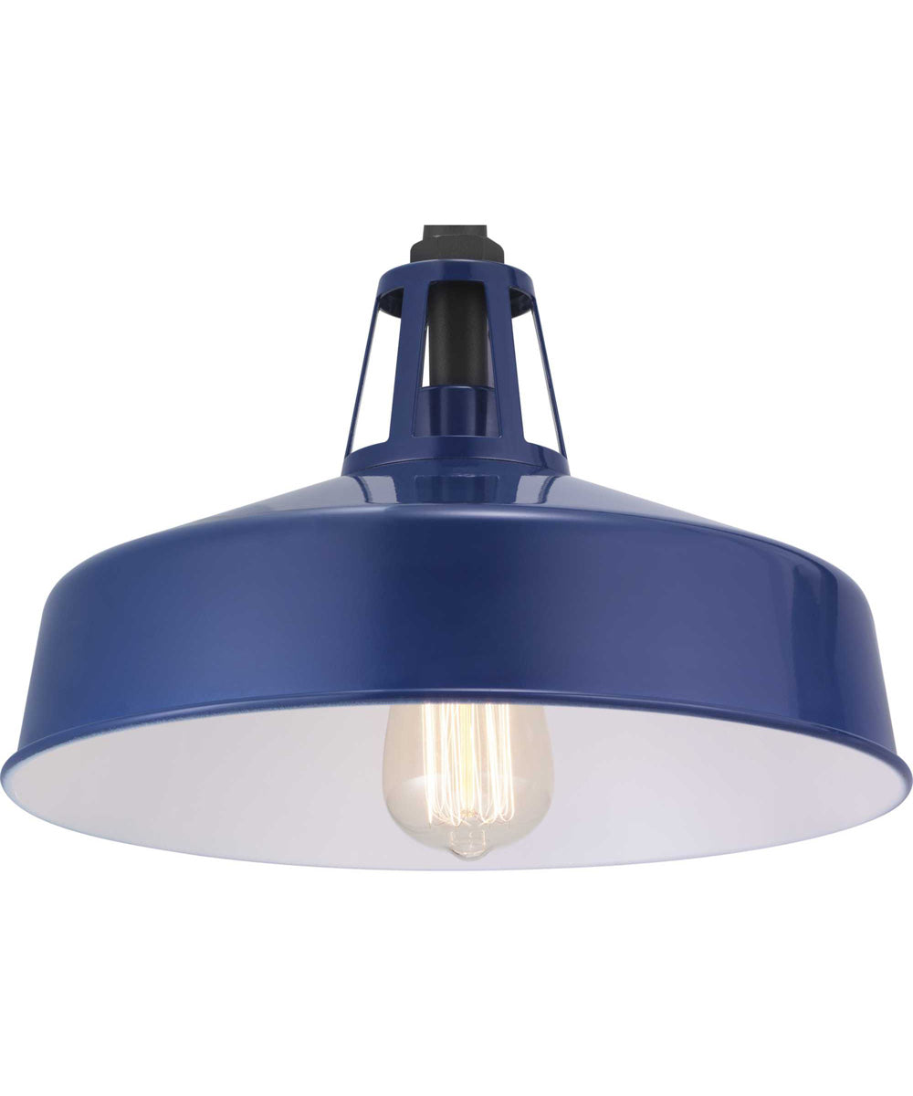 Cedar Springs 1-Light Extra Large Wall Lantern Navy