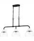 Otten Medium 3-light Island Light Matte Black