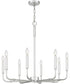 Abner 8-light Chandelier Polished Chrome