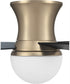 52" Daybreak 1-Light Ceiling Fan Satin Brass