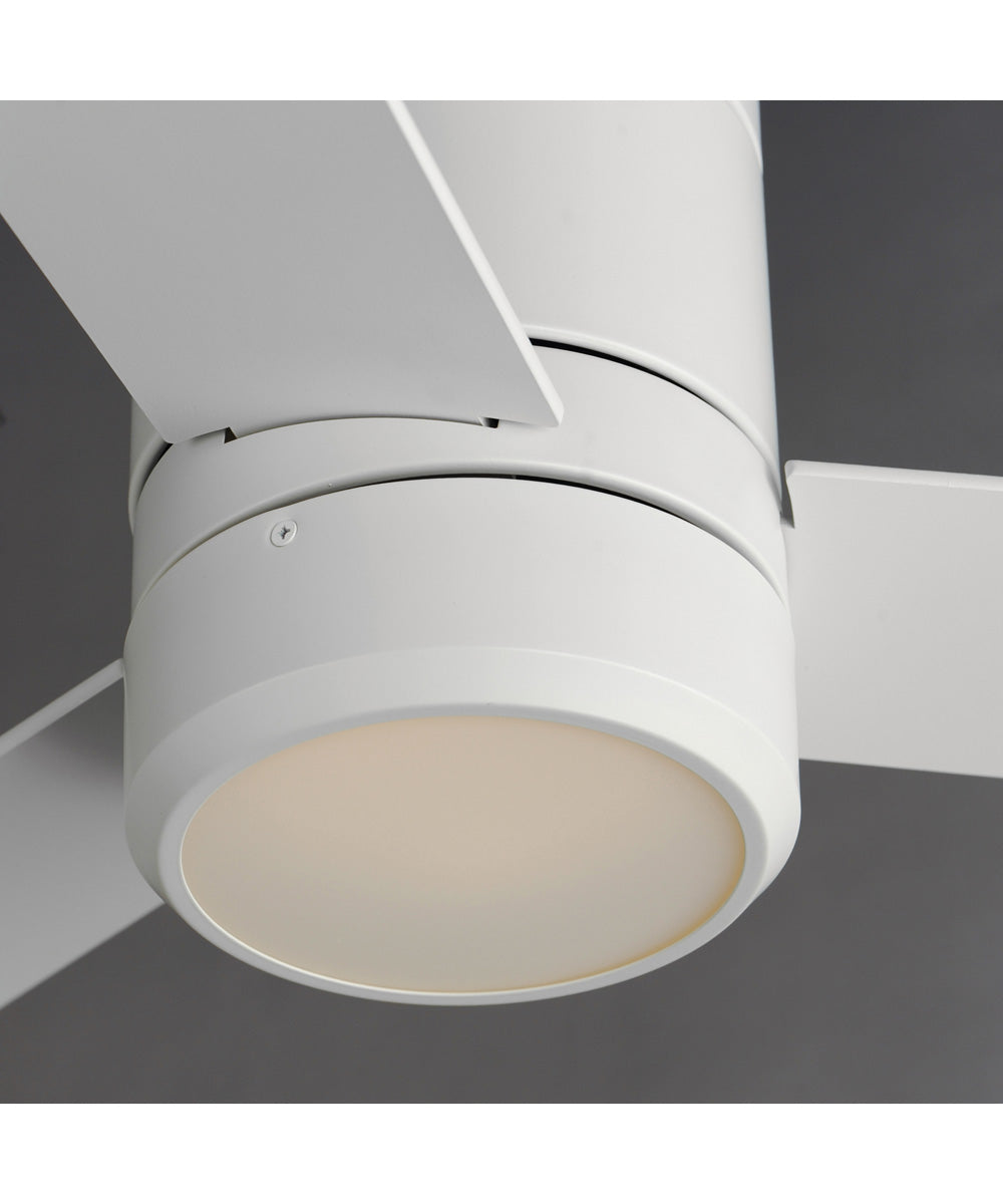 Tanker 52 inch 3-Blade Hugger Fan w LED Light Kit Matte White