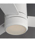 Tanker 52 inch 3-Blade Hugger Fan w LED Light Kit Matte White