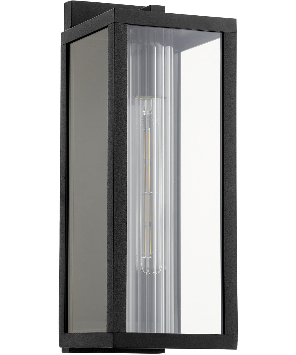 Parks 1-light Outdoor Wall Mount Light Fixture Textured Black