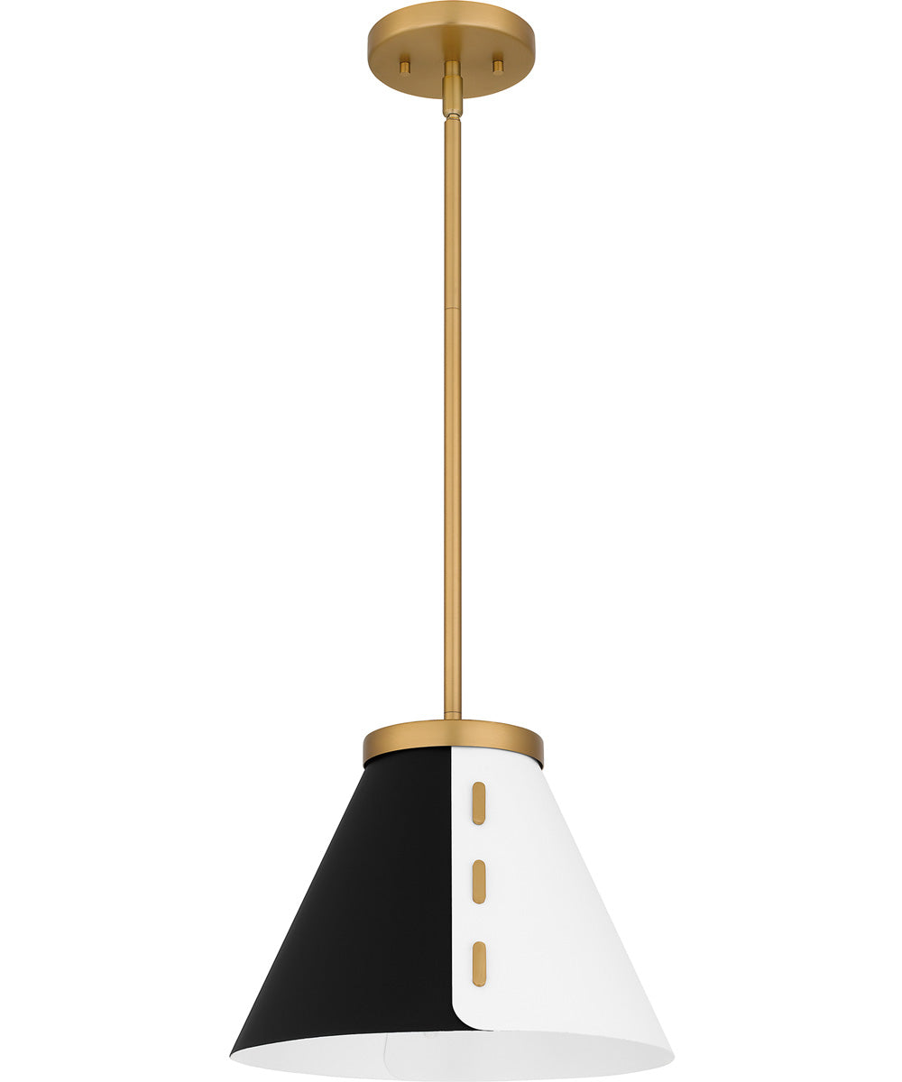 Quoizel Pendant 1-light Pendant Brushed Weathered Brass