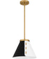 Quoizel Pendant 1-light Pendant Brushed Weathered Brass