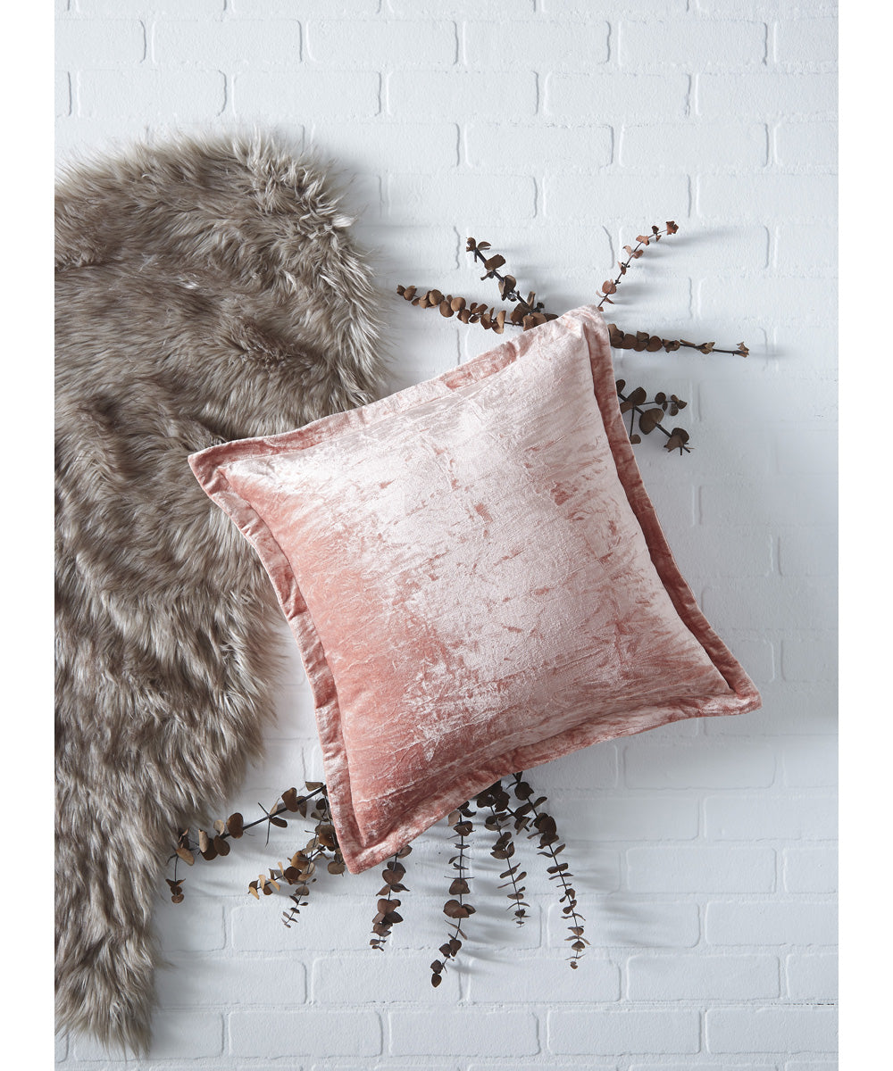 20"W Marvene Pillow Set of 4 Blush Pink